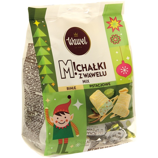 "Michałki Mix białe & pistacjowe".. Конфеты с арахисом и печ