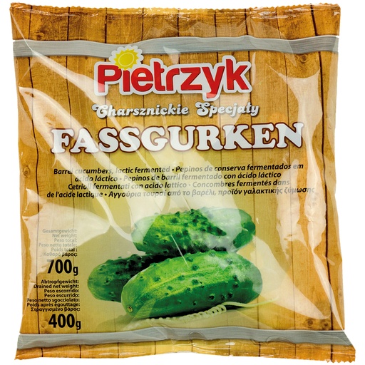 Augurken, melkzuur gefermenteerd