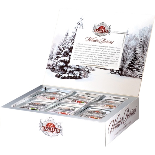 Basilur Winter Bessen Theemelange van 6 soorten Ceylon Zwart
