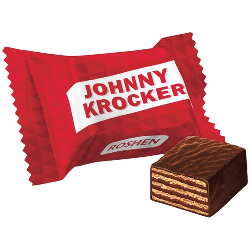 "Johnny Krocker choco" Вафли c начинкой с какао, в какаосоде