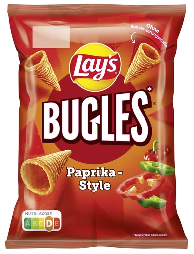 Lays Bugles - Картофельные чипсы со вкусом паприки