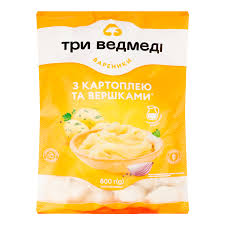 Three Bears vareniki met aardappelen en room 800g