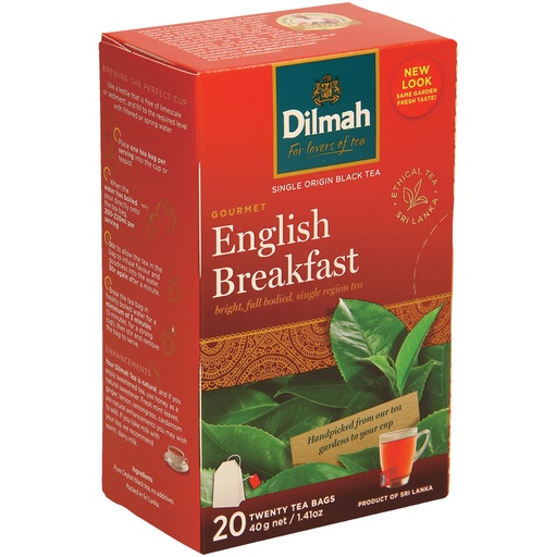 Чёрный чай из Цейлона в чайных пакетиках.