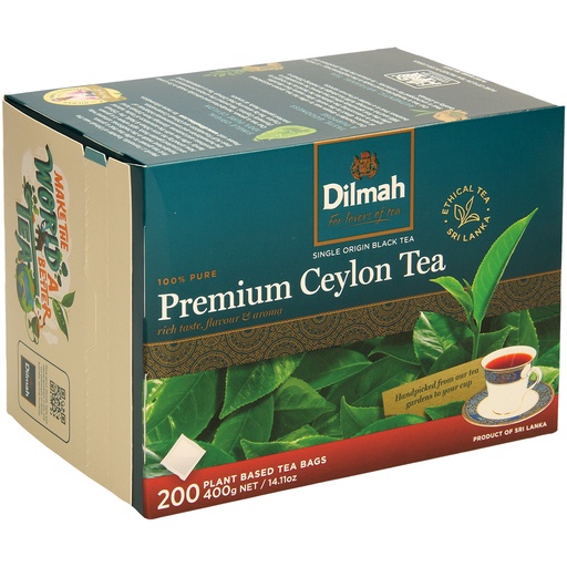 Zwarte thee uit Ceylon 200 x 2g