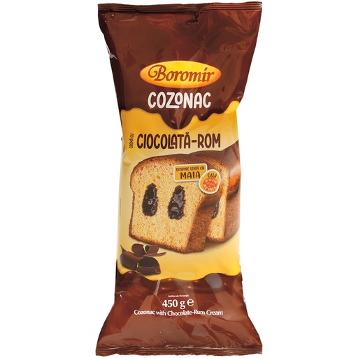 Zuurdesemgebak met 30% chocolade-rum-crèmevulling "Boromir-C