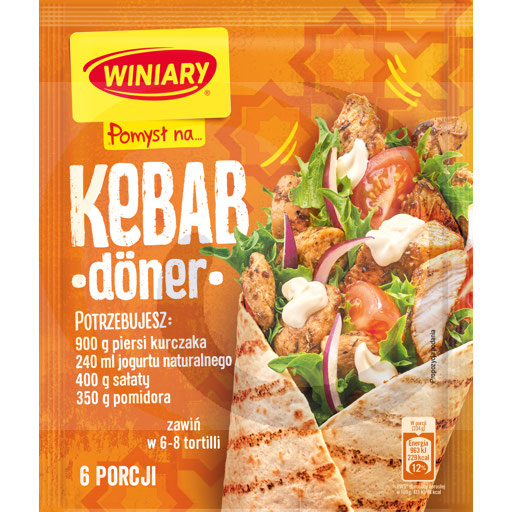Fix idee voor Kebab 28g Winiary