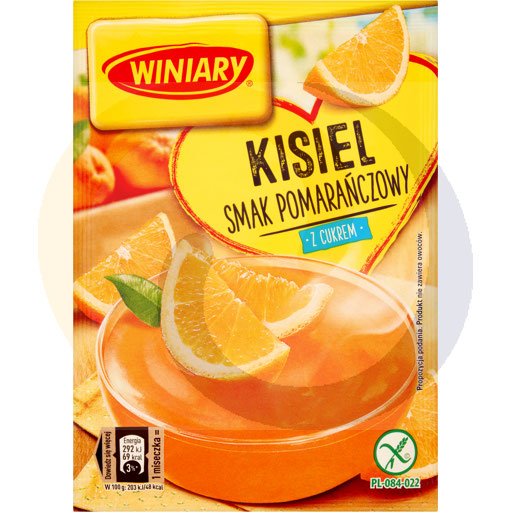 Winiary Sinaasappel Geleivormige Snoep met Suiker 77 g