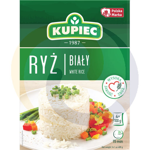 Купец Долгозерный белый рис 400 г (4 пакета)