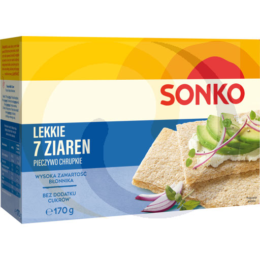 Sonko 7 Zaden Crisp Meelbrood Licht 170 g