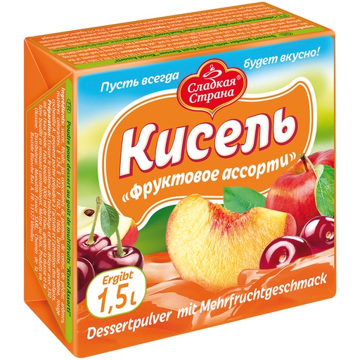 Dessertpoeder met multivruchtensmaak