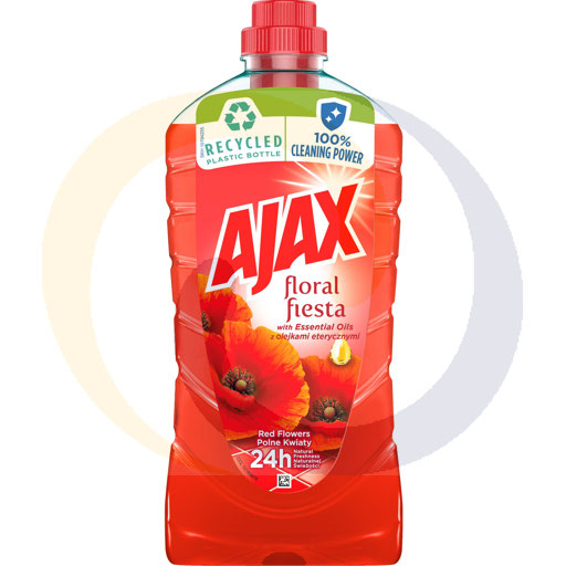 Ajax Bloemige Fiesta Rode Bloemen Cleaner 1l