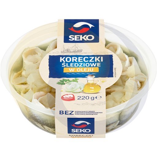 Seko Haringhaken in Olie 220 g