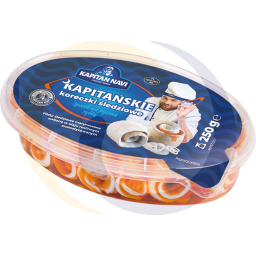 Kapitain Haring Rollen 250g