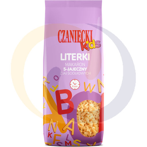 Детская паста буквы 5-яиц 250г/14шт Czanieckie