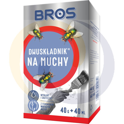 Двухкомпонентное средство от мух 40г 40мл .Bros