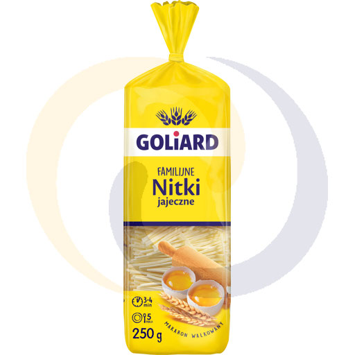 Семейные яичные лапши 250г Goliard