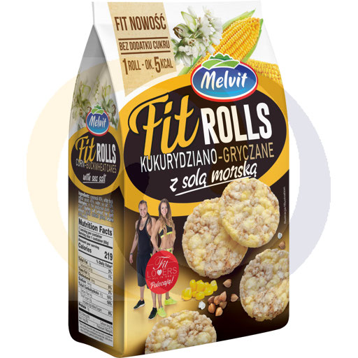 Rolls Fit Maïsgraan Boekweit met zout 60g