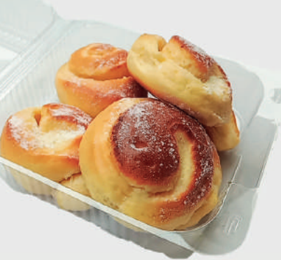 Mini gebakjes met kwark/maanzaad/jam 140g