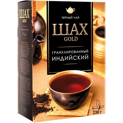 Zwarte Indiase thee "Shah Gold", gegranuleerd