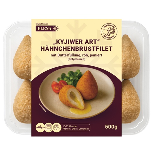 "Kyijwer Art" Kippenborstfilet met boter vulling, rauw