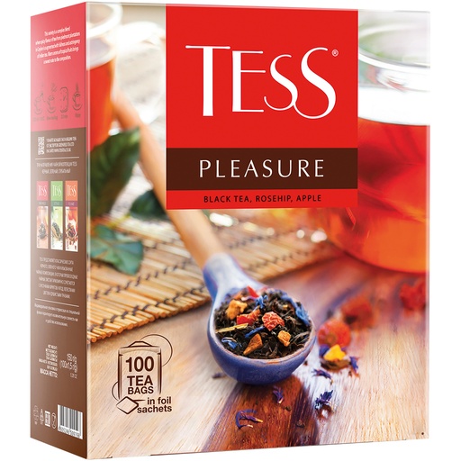 Zwarte thee "Tess Pleasure", gearomatiseerd - tropisch fruit