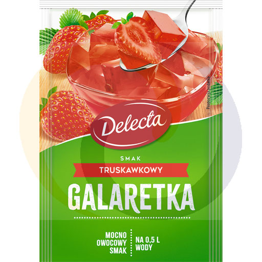 Клубничное желе 70г/20шт Delecta