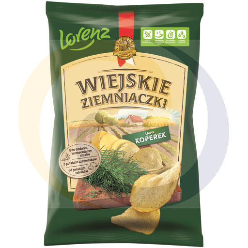 Лоренц Чипсы Картофельные с Укропом 130г/12шт