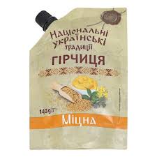 Oekraïense traditionele mosterd extra sterk 140g