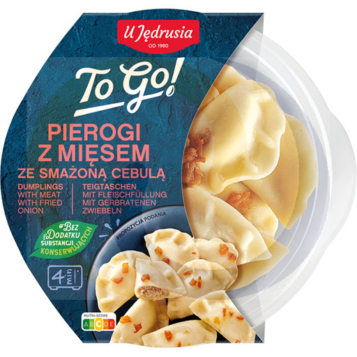 U Jędrusia Premium Dumplings met Vlees en Gefruite Ui 320 g
