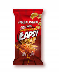 Łapsy Aardappelsnacks met baconsmaak 120g