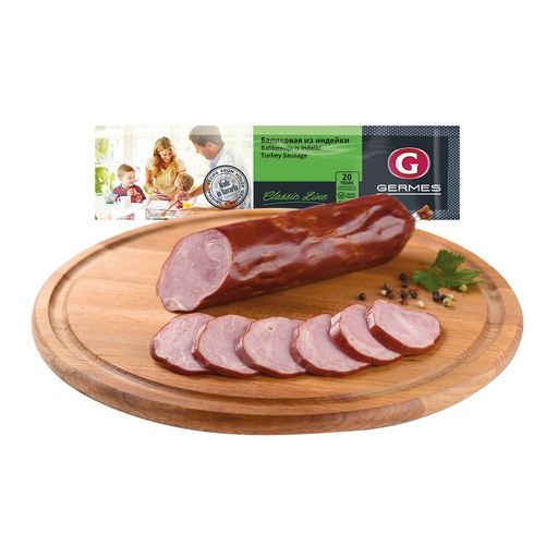 Brühworst "Balikowaja is Indeiki" naar stijl van kalkoen-Kra