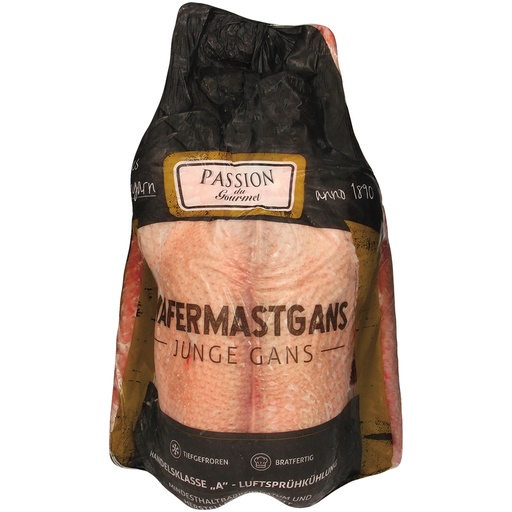 Молодой гусь, готовый к запеканию, с потрохами, замороженный