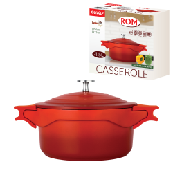 Казан ROM 4,5 л Алюминивое литьё Антипригарное покрытие Ø 24