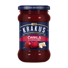 Krakus Rodebiet met mierikswortel 300g