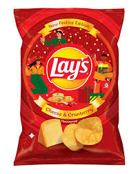 LAY’S Festive chips kaas-cranberry 130g