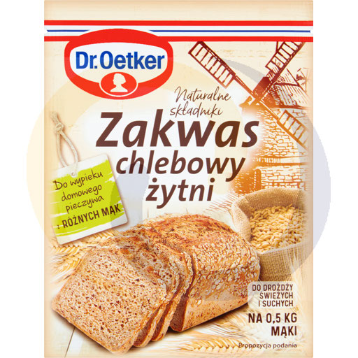 Rogge zuurdesembrood 15g/25stuks Dr. Oetker
