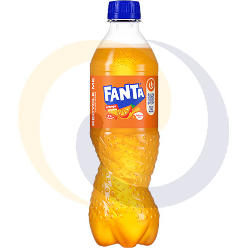 Koolzuurhoudende drank. Fanta Oranje pet 0,5l/12 stuks. DRS 