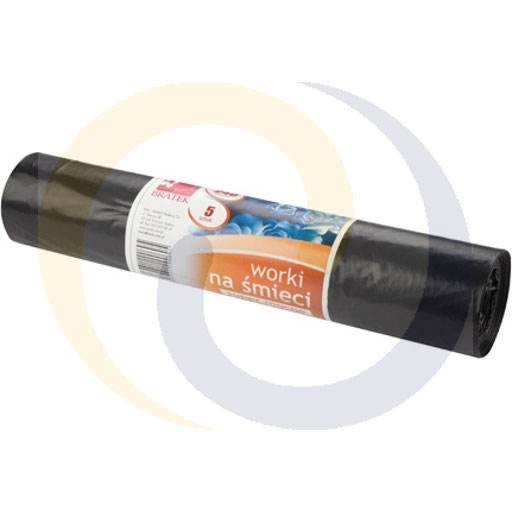 Мешки для бытового мусора 240л / 5шт LDPE Bratek