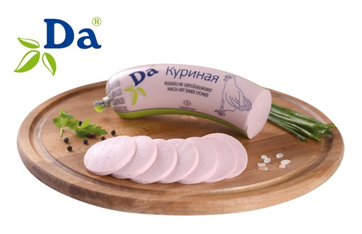 Brühworst "Kurinaya Da" met aardappelzetmeel en drinkwater