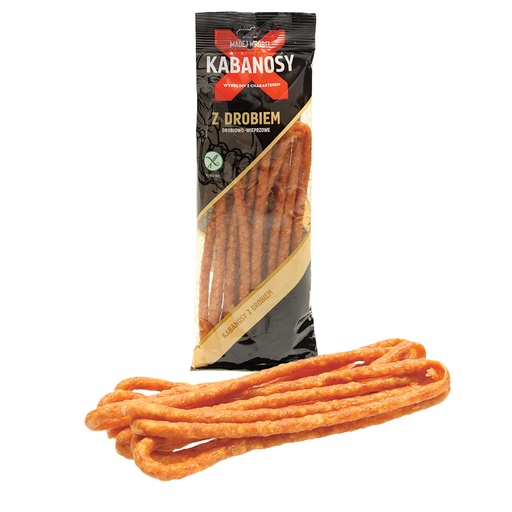 Gerookte kookworst met vlees van gevogelte en varkensvlees