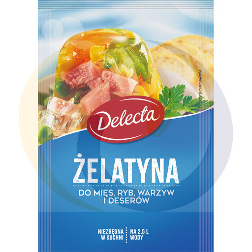 Delecta Gelatine voor Vlees Vis Groenten en Desserts 50 g