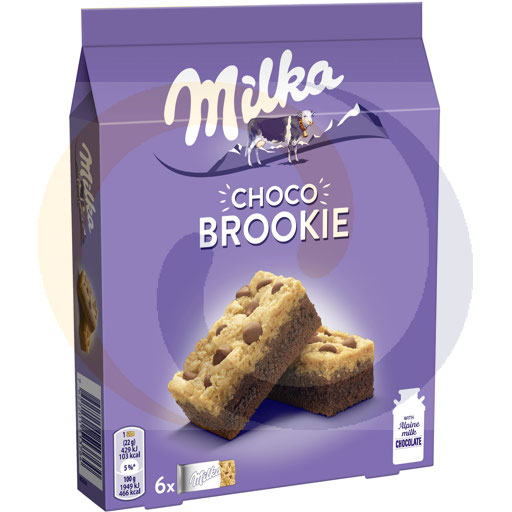 Milka Choco Brookie Cake met Chocolade 132 g (6 Stuks)