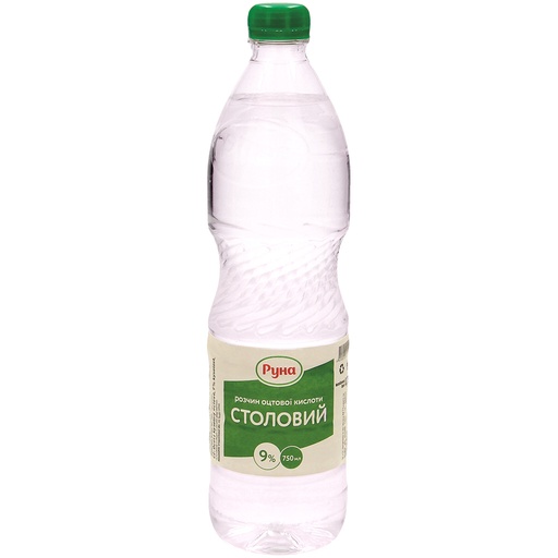 Azijn van azijnzuur, 9% zuur