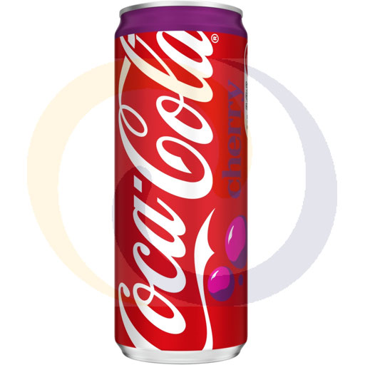 Koolzuurhoudende drank. Coca-Cola Cherry blik 0,33l/24 stuks. DRS Coca-Cola