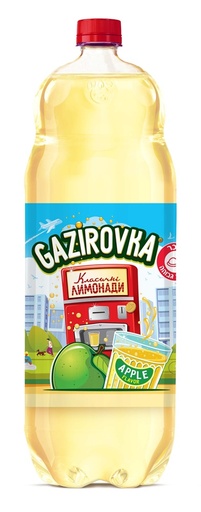 "GAZIROVKA" Напиток сильногазированный «Газировка» со вкусом яблока
