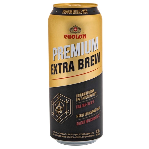 "Obolon Premium Extra Brew" Пиво 4,6 % алк.