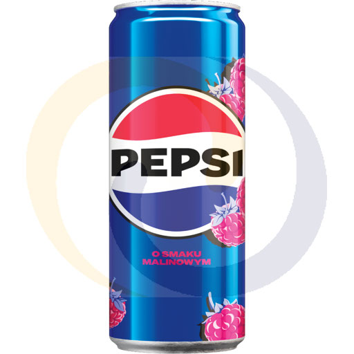 Пепси малиновый газированный напиток банка 0,33л/24шт DRS Pepsi