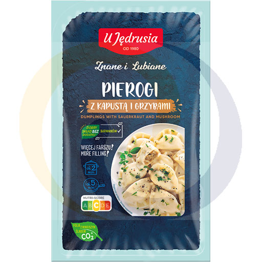 Dumplings met kool en champignons 400g U Jedrusia