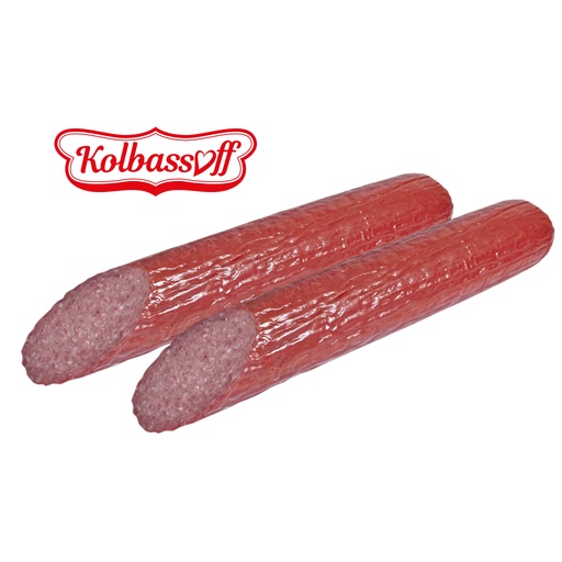 Kooksalami "Turisticheskaja", gerookt en op smaak gebracht m