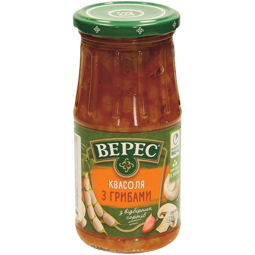 Witte bonen met champignons in tomatensaus, pittig